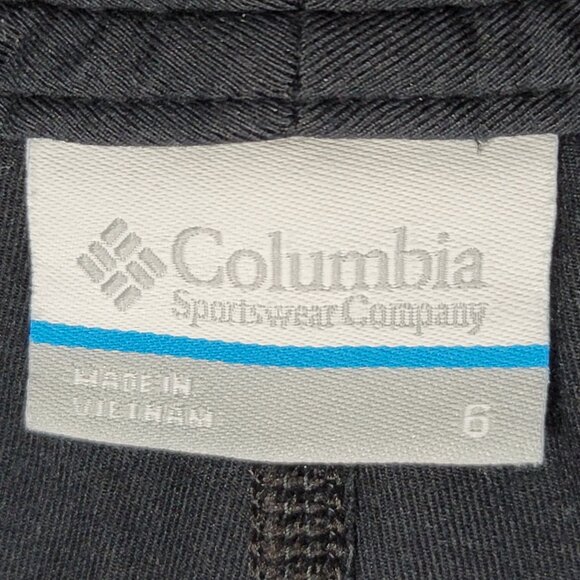 Women's Columbia Black Athletic Skort with Back Pocket  - 6 - Picture 7 of 10